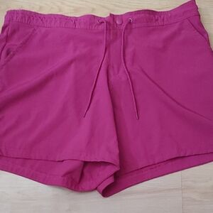 ✅$7 Add on George Women's Athletic Shorts - Bold Pink Sz 1X